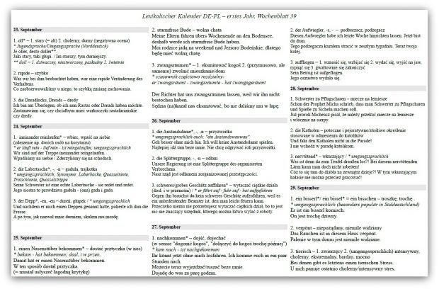 Lexikalischer Kalender 3