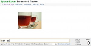 Fiszki - space race - gra online