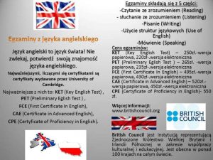 Jak uzyskać certyfikat językowy z języka angielskiego i niemieckiego? - ulotka 2