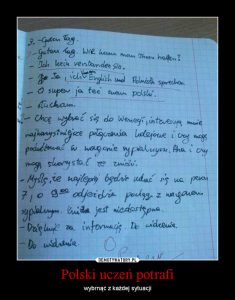 Polski uczeń potrafi - dialog po niemiecku