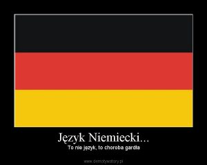Język niemiecki - choroba gardła