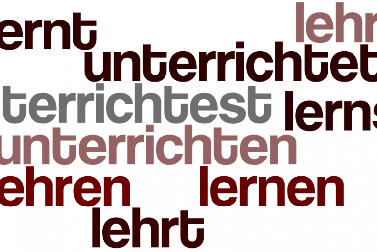 lehren, lernen i unterrichten