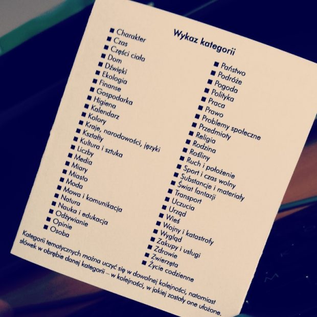 FISZKI słownictwo 6 kategorie