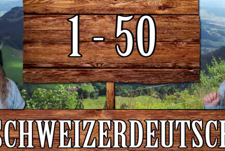 Liczebniki od 1 do 50 po szwajcarsku
