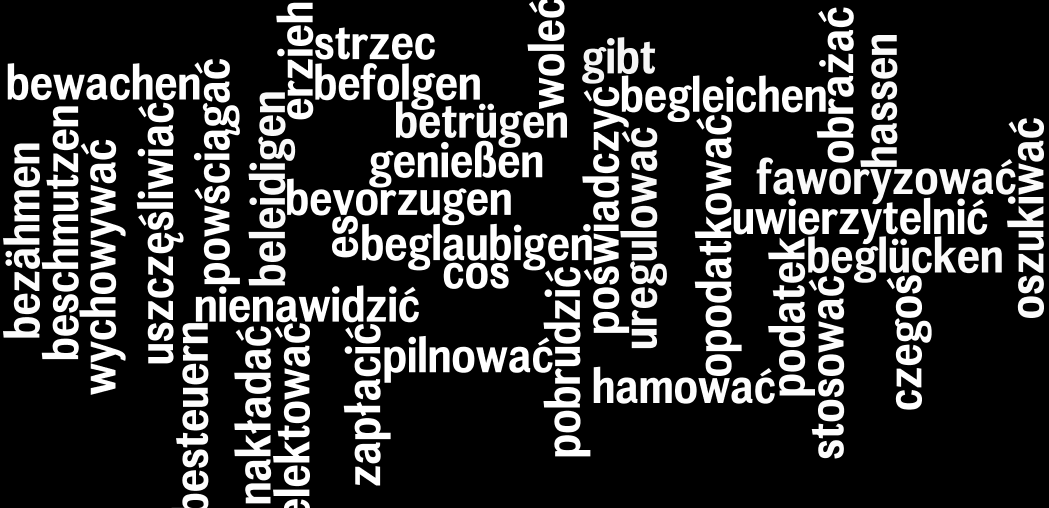 Czasowniki niemieckie występujące z biernikiem