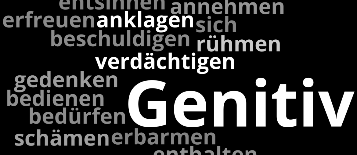 Najważniejsze czasowniki niemieckie występujące z dopełniaczem