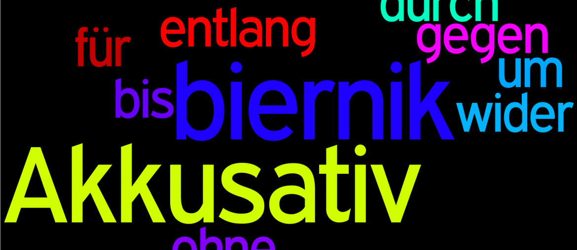 Przyimki z biernikiem w języku niemieckim